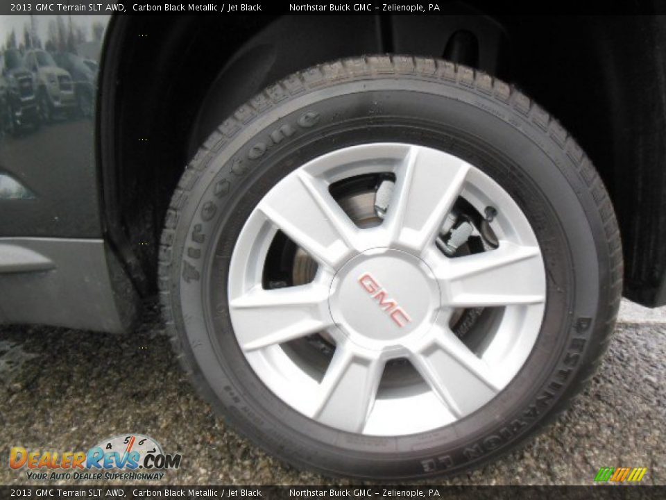 2013 GMC Terrain SLT AWD Carbon Black Metallic / Jet Black Photo #9