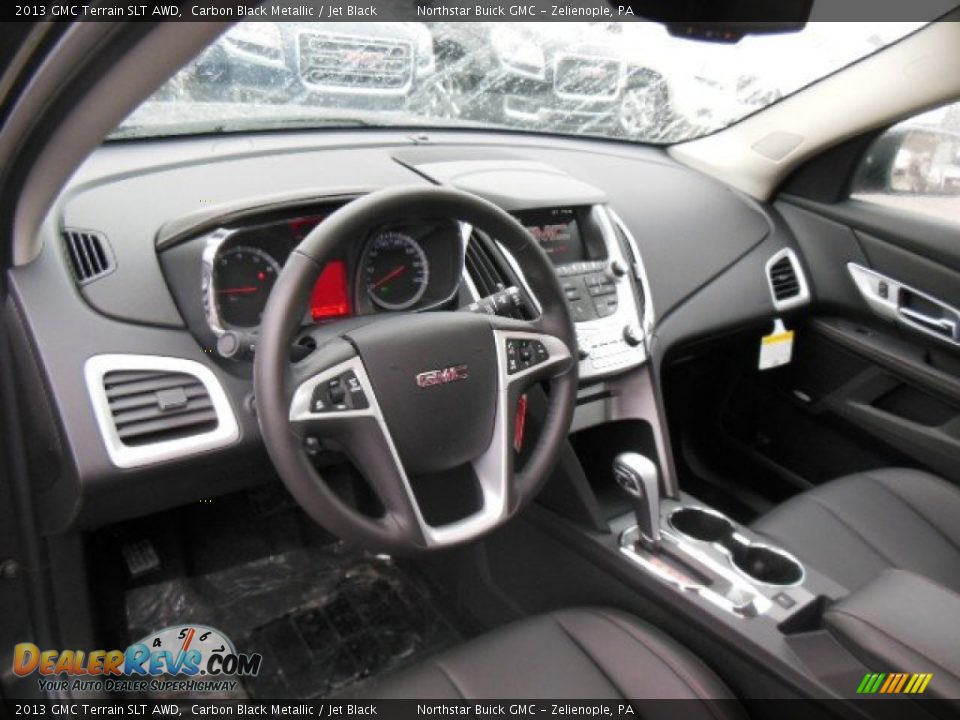 2013 GMC Terrain SLT AWD Carbon Black Metallic / Jet Black Photo #10