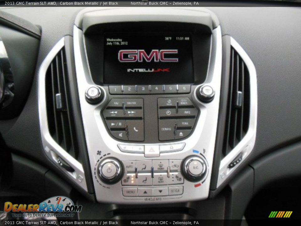 2013 GMC Terrain SLT AWD Carbon Black Metallic / Jet Black Photo #16