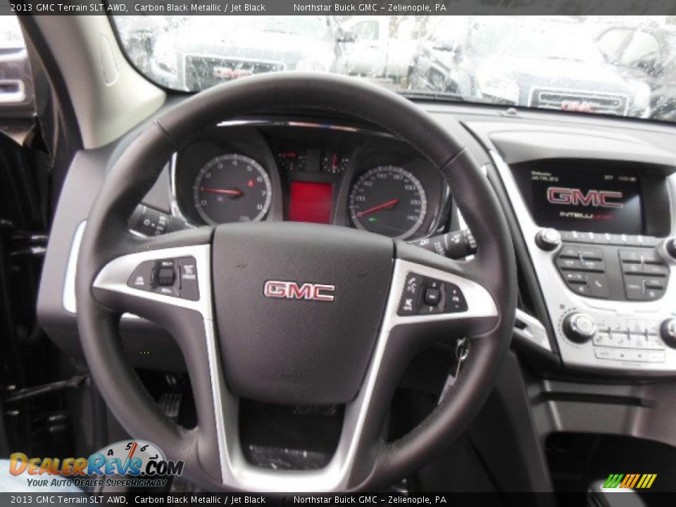 2013 GMC Terrain SLT AWD Carbon Black Metallic / Jet Black Photo #18