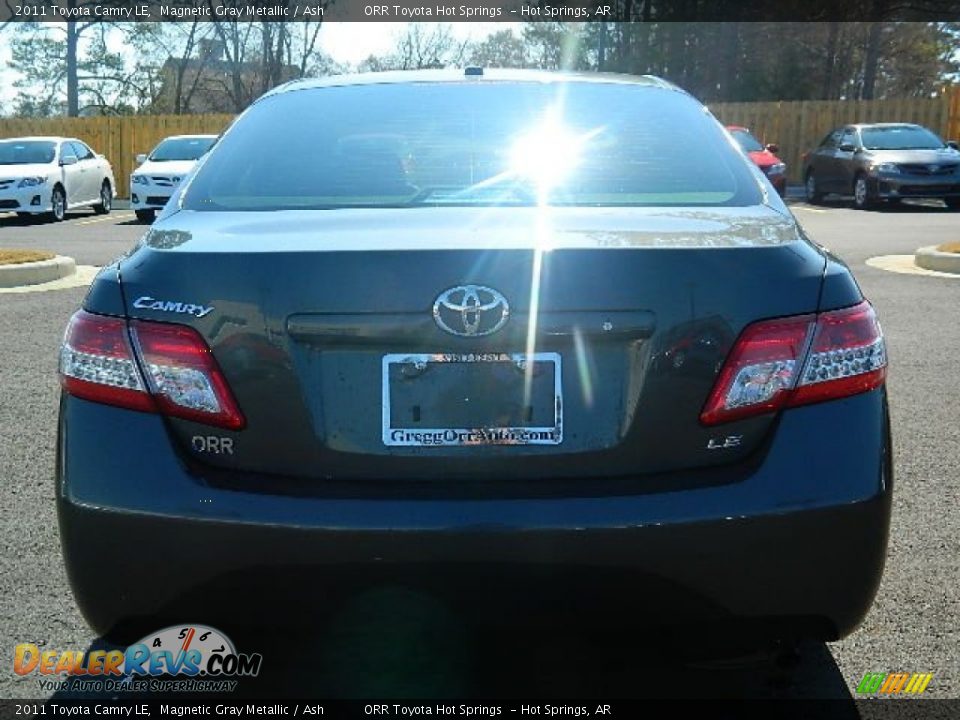 2011 Toyota Camry LE Magnetic Gray Metallic / Ash Photo #12