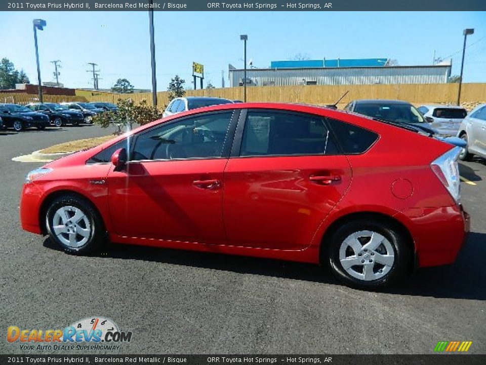 2011 Toyota Prius Hybrid II Barcelona Red Metallic / Bisque Photo #2