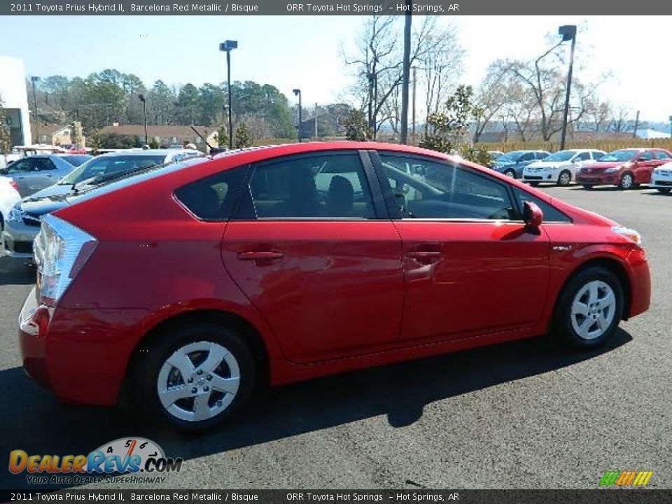 2011 Toyota Prius Hybrid II Barcelona Red Metallic / Bisque Photo #3