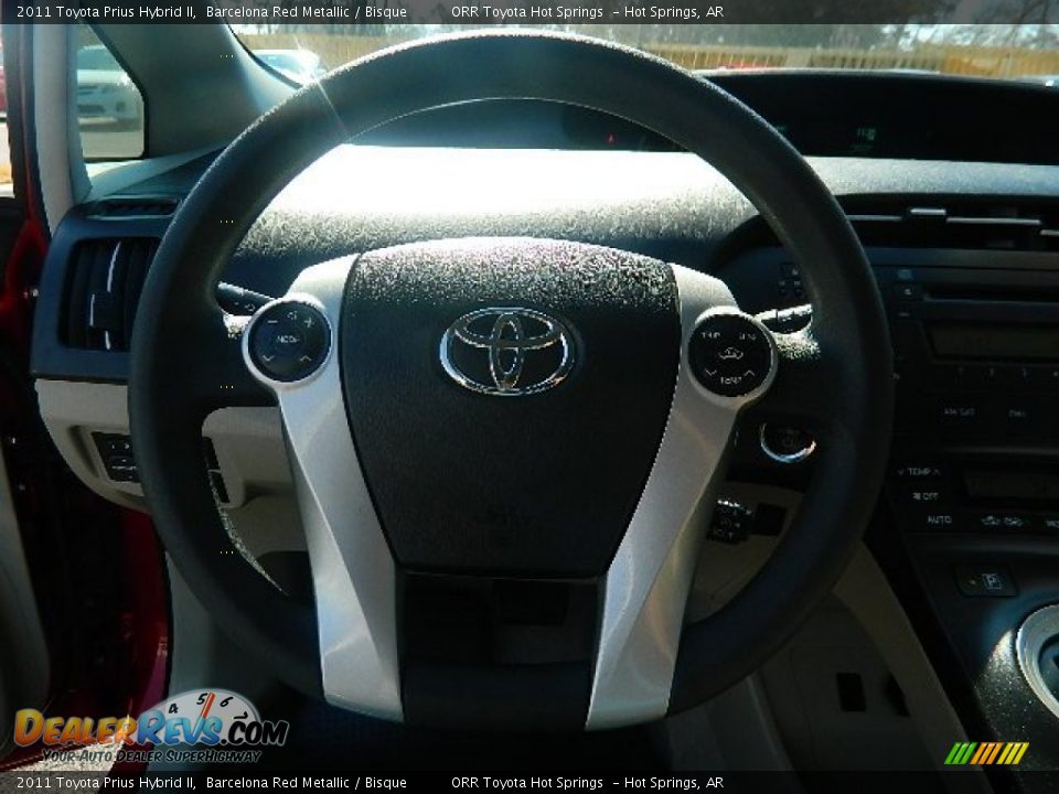 2011 Toyota Prius Hybrid II Barcelona Red Metallic / Bisque Photo #4