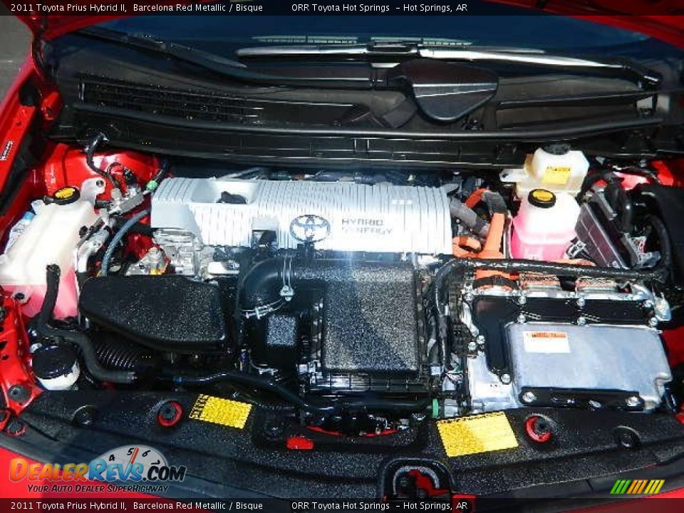 2011 Toyota Prius Hybrid II Barcelona Red Metallic / Bisque Photo #11