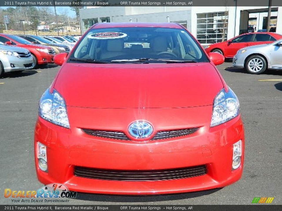 2011 Toyota Prius Hybrid II Barcelona Red Metallic / Bisque Photo #12
