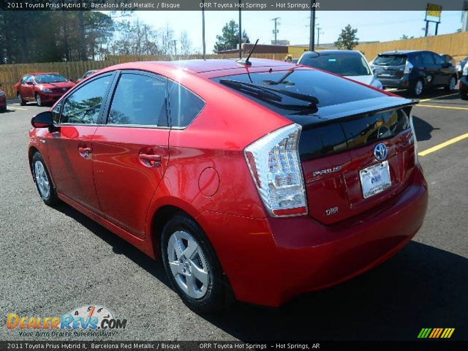2011 Toyota Prius Hybrid II Barcelona Red Metallic / Bisque Photo #14