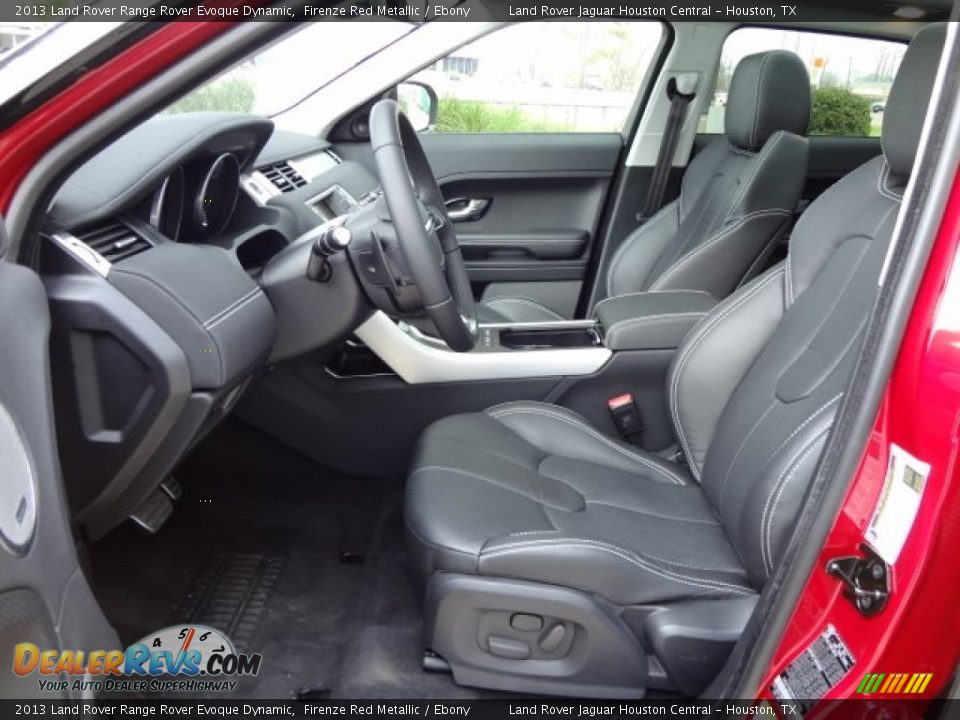 Ebony Interior - 2013 Land Rover Range Rover Evoque Dynamic Photo #2