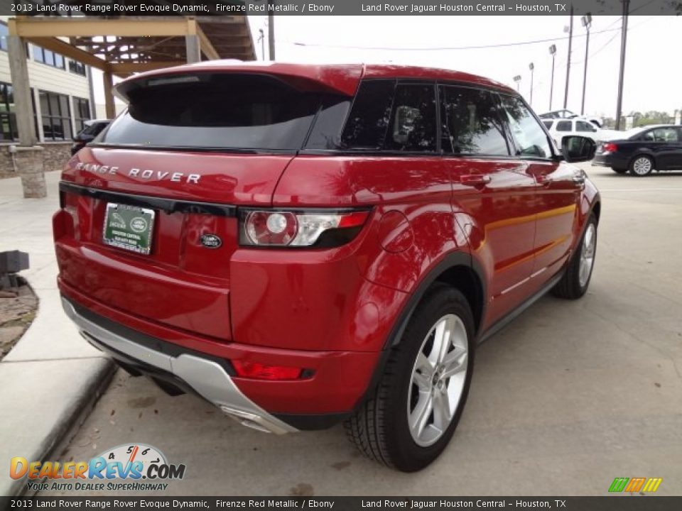 2013 Land Rover Range Rover Evoque Dynamic Firenze Red Metallic / Ebony Photo #10