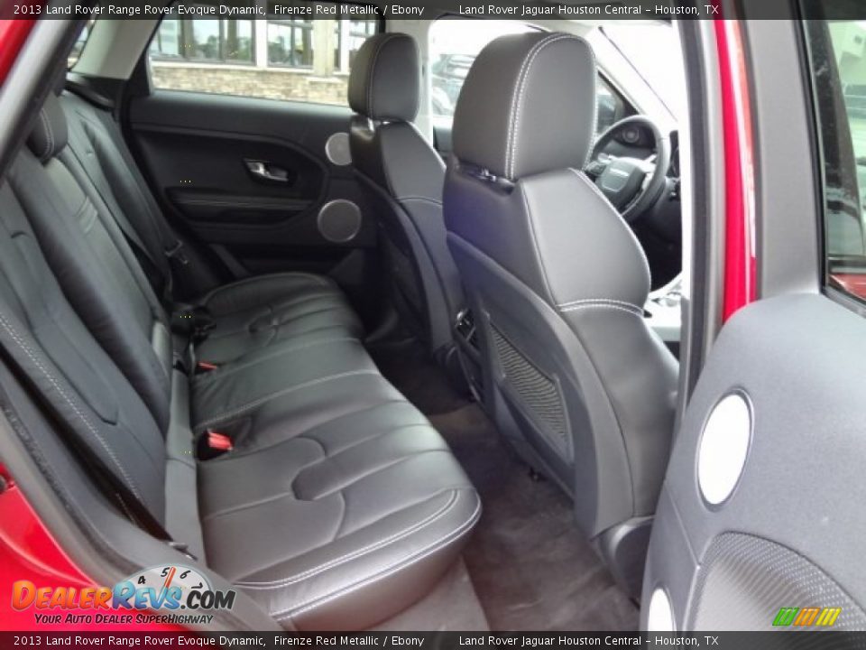 Rear Seat of 2013 Land Rover Range Rover Evoque Dynamic Photo #13