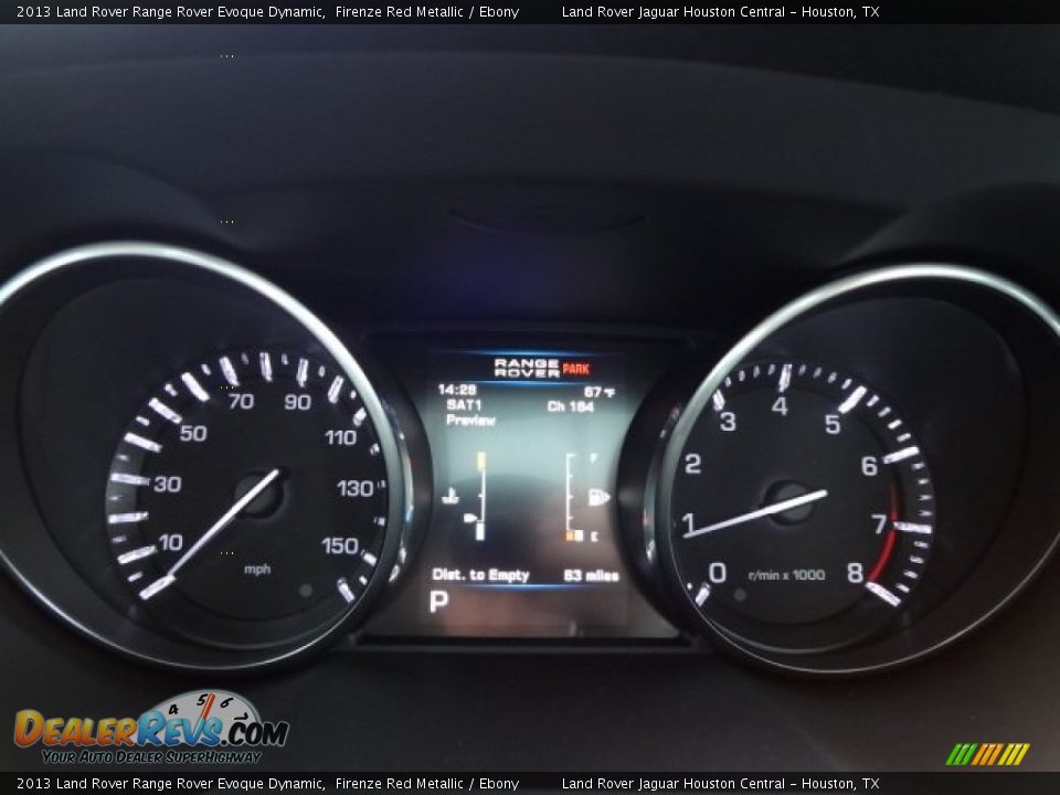 2013 Land Rover Range Rover Evoque Dynamic Gauges Photo #18