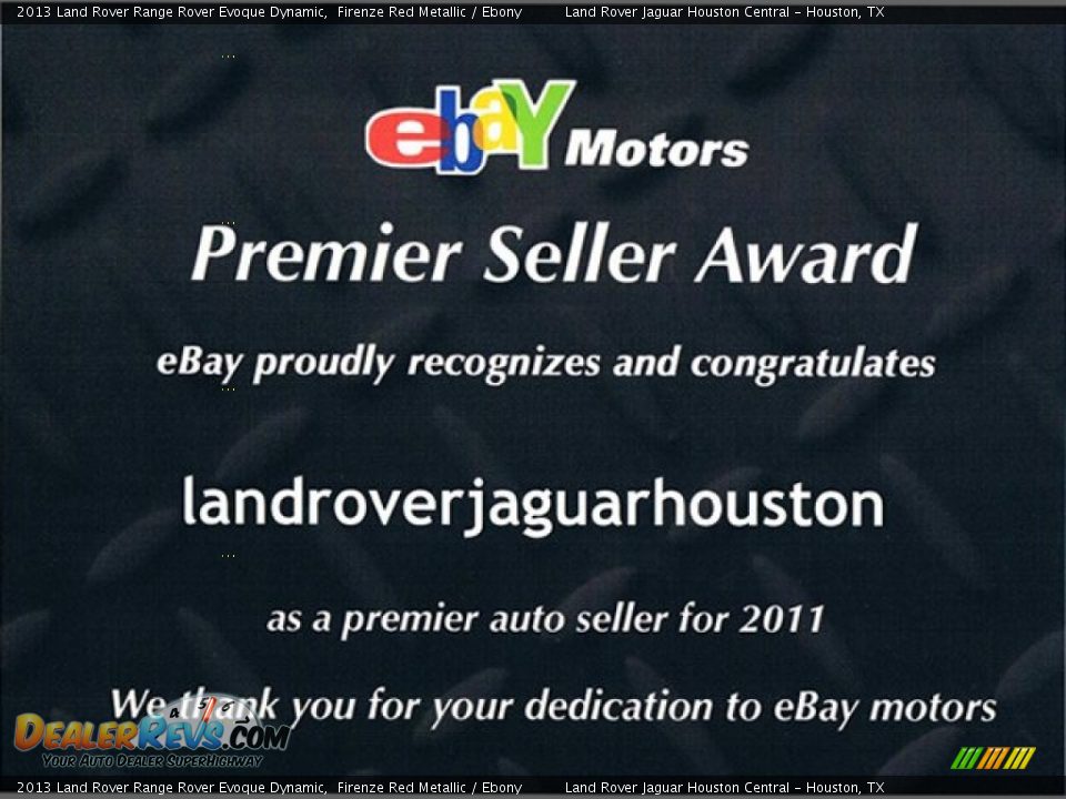 Dealer Info of 2013 Land Rover Range Rover Evoque Dynamic Photo #22