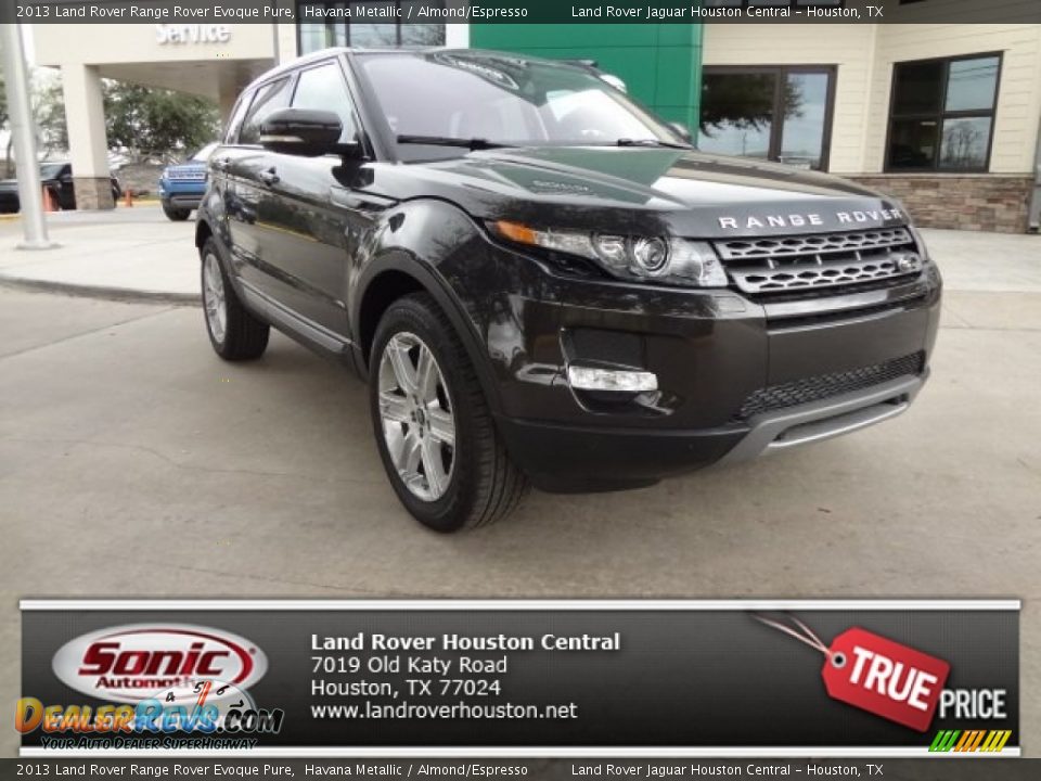 2013 Land Rover Range Rover Evoque Pure Havana Metallic / Almond/Espresso Photo #1