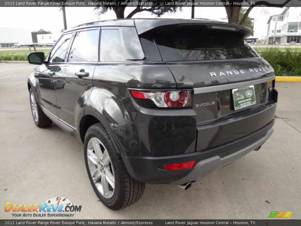2013 Land Rover Range Rover Evoque Pure Havana Metallic / Almond/Espresso Photo #8