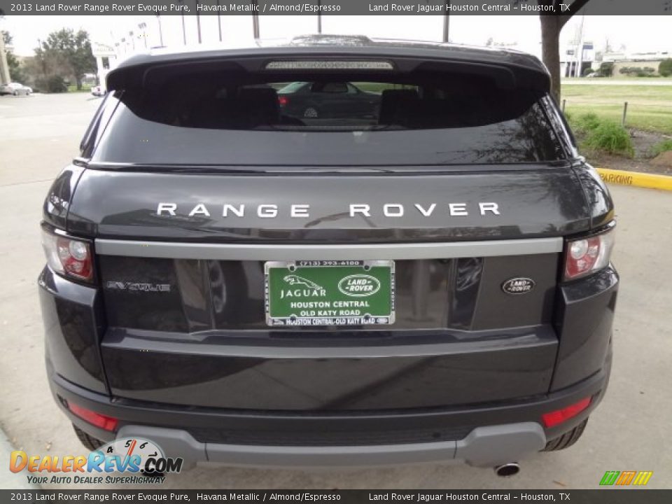 2013 Land Rover Range Rover Evoque Pure Havana Metallic / Almond/Espresso Photo #9