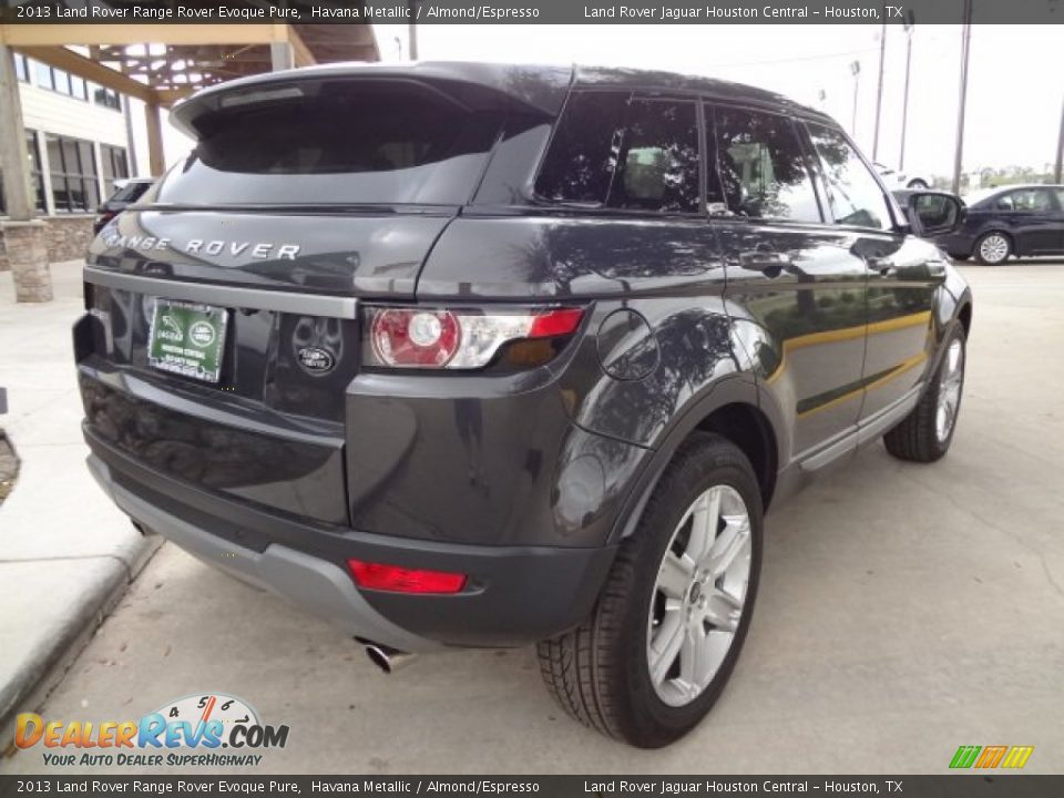 2013 Land Rover Range Rover Evoque Pure Havana Metallic / Almond/Espresso Photo #10