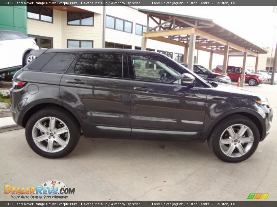 2013 Land Rover Range Rover Evoque Pure Havana Metallic / Almond/Espresso Photo #11