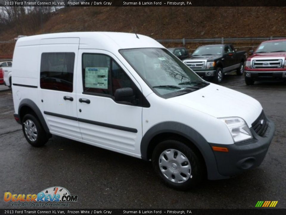 2013 Ford Transit Connect XL Van Frozen White / Dark Gray Photo #1