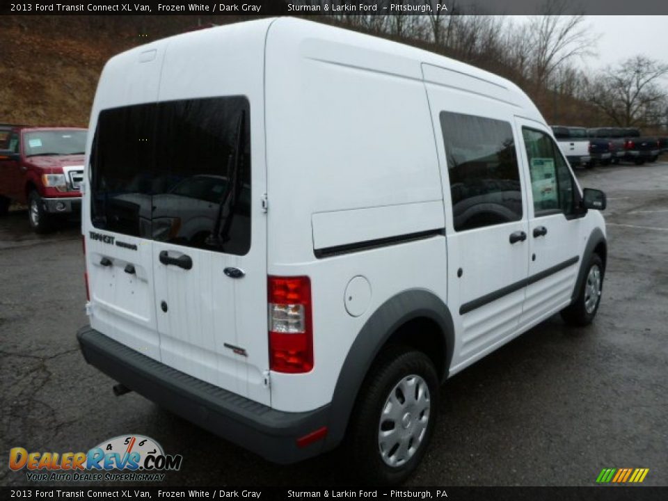 2013 Ford Transit Connect XL Van Frozen White / Dark Gray Photo #2