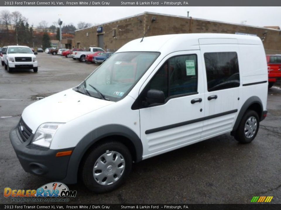 2013 Ford Transit Connect XL Van Frozen White / Dark Gray Photo #5
