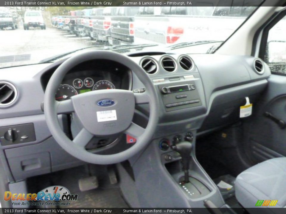 2013 Ford Transit Connect XL Van Frozen White / Dark Gray Photo #10
