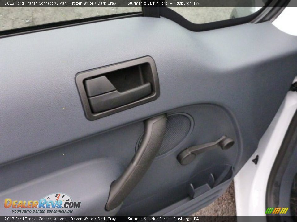 2013 Ford Transit Connect XL Van Frozen White / Dark Gray Photo #11