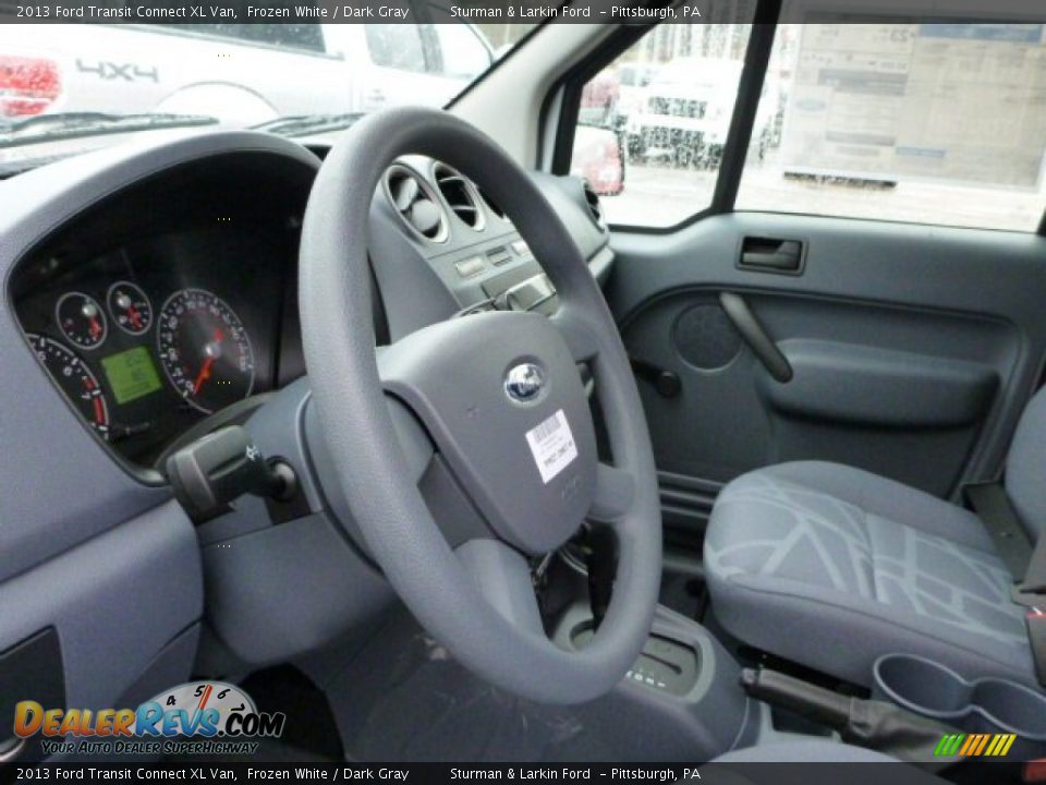 2013 Ford Transit Connect XL Van Frozen White / Dark Gray Photo #12