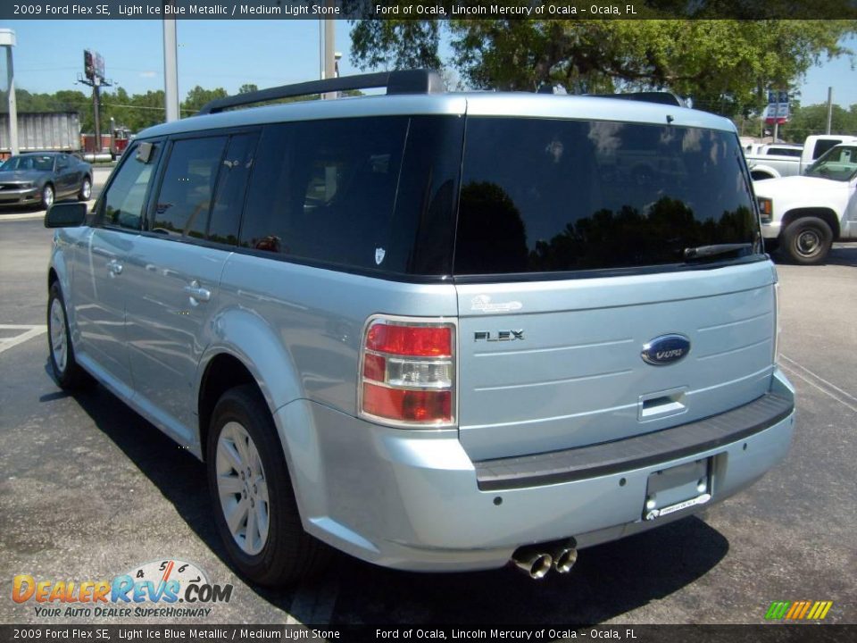 2009 Ford Flex SE Light Ice Blue Metallic / Medium Light Stone Photo #5