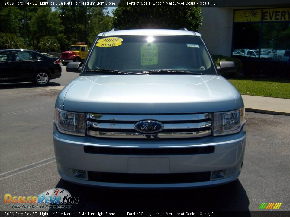 2009 Ford Flex SE Light Ice Blue Metallic / Medium Light Stone Photo #8