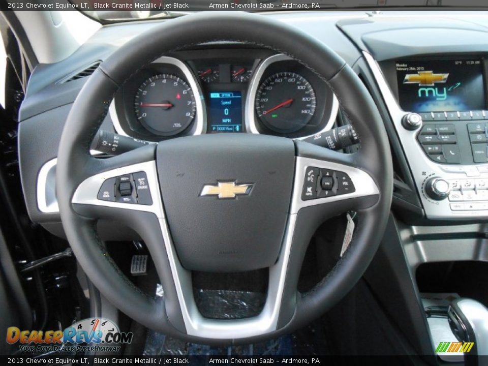2013 Chevrolet Equinox LT Black Granite Metallic / Jet Black Photo #13