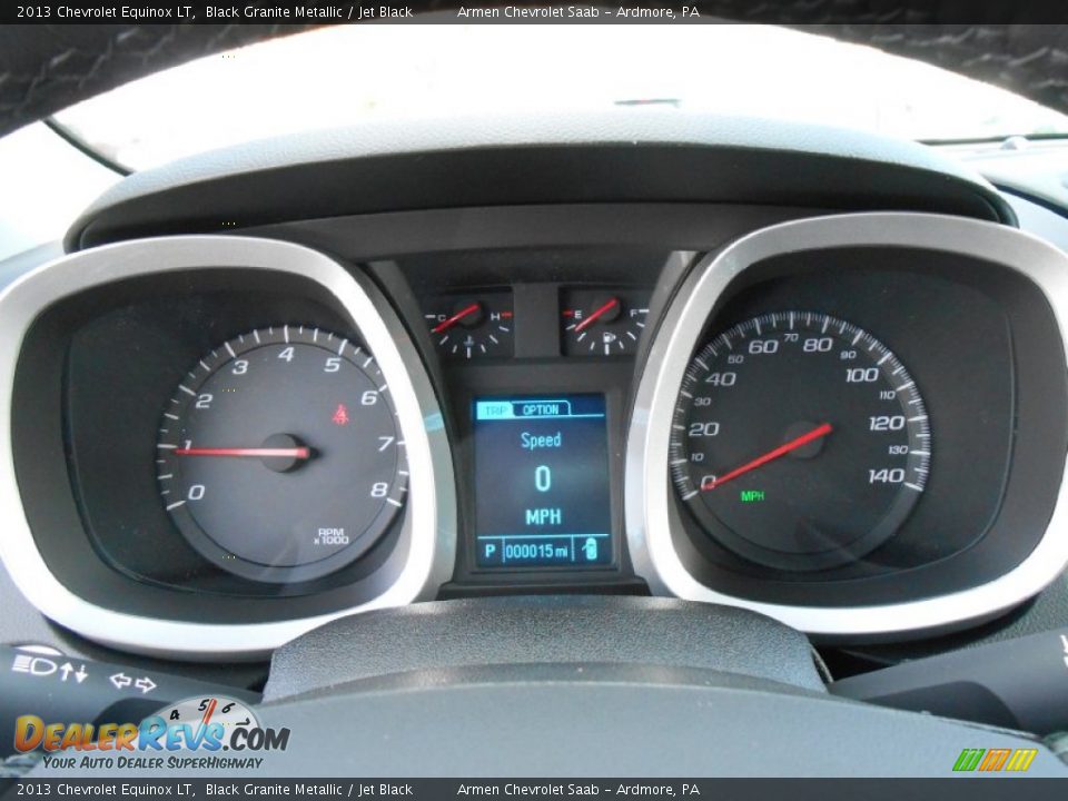 2013 Chevrolet Equinox LT Black Granite Metallic / Jet Black Photo #14
