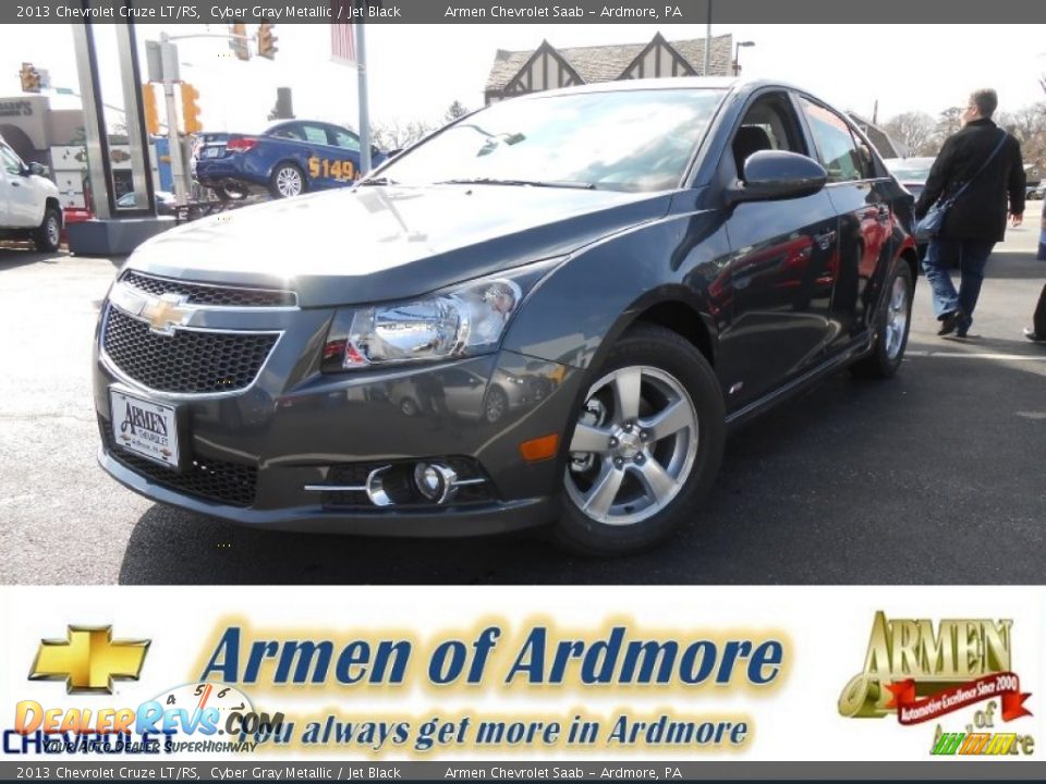 2013 Chevrolet Cruze LT/RS Cyber Gray Metallic / Jet Black Photo #1