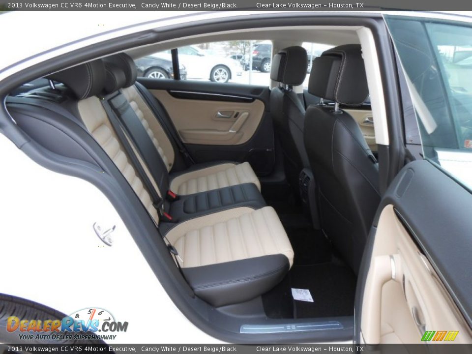 Rear Seat of 2013 Volkswagen CC VR6 4Motion Executive Photo #14
