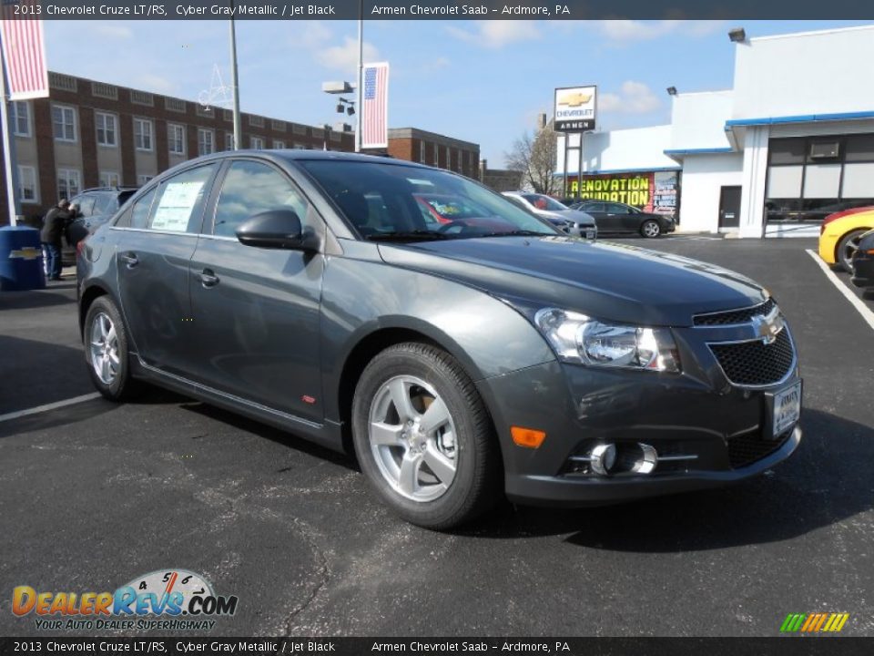 2013 Chevrolet Cruze LT/RS Cyber Gray Metallic / Jet Black Photo #3