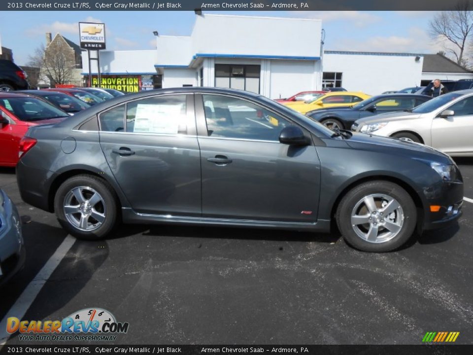 2013 Chevrolet Cruze LT/RS Cyber Gray Metallic / Jet Black Photo #4