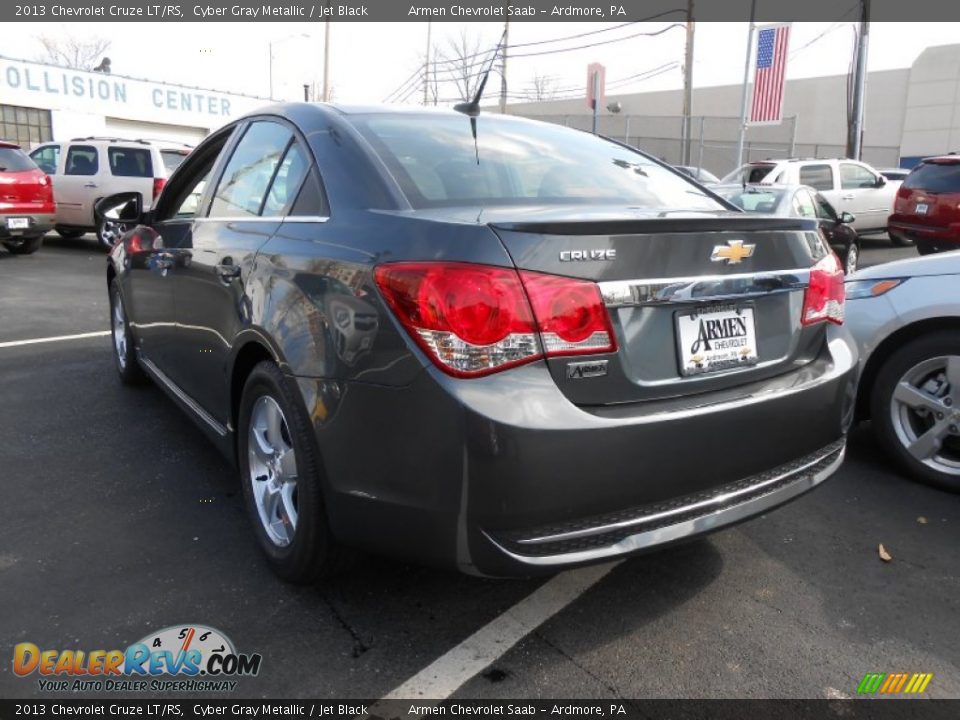 2013 Chevrolet Cruze LT/RS Cyber Gray Metallic / Jet Black Photo #5