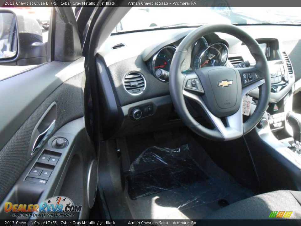 2013 Chevrolet Cruze LT/RS Cyber Gray Metallic / Jet Black Photo #7