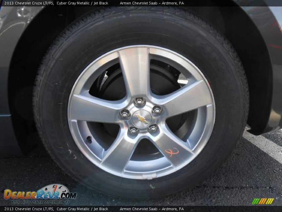 2013 Chevrolet Cruze LT/RS Cyber Gray Metallic / Jet Black Photo #11