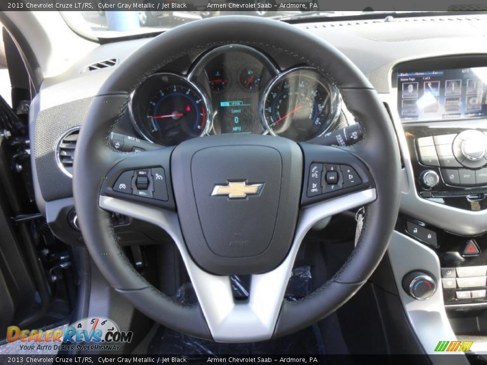2013 Chevrolet Cruze LT/RS Cyber Gray Metallic / Jet Black Photo #13