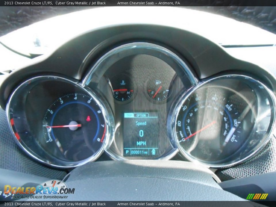 2013 Chevrolet Cruze LT/RS Cyber Gray Metallic / Jet Black Photo #14