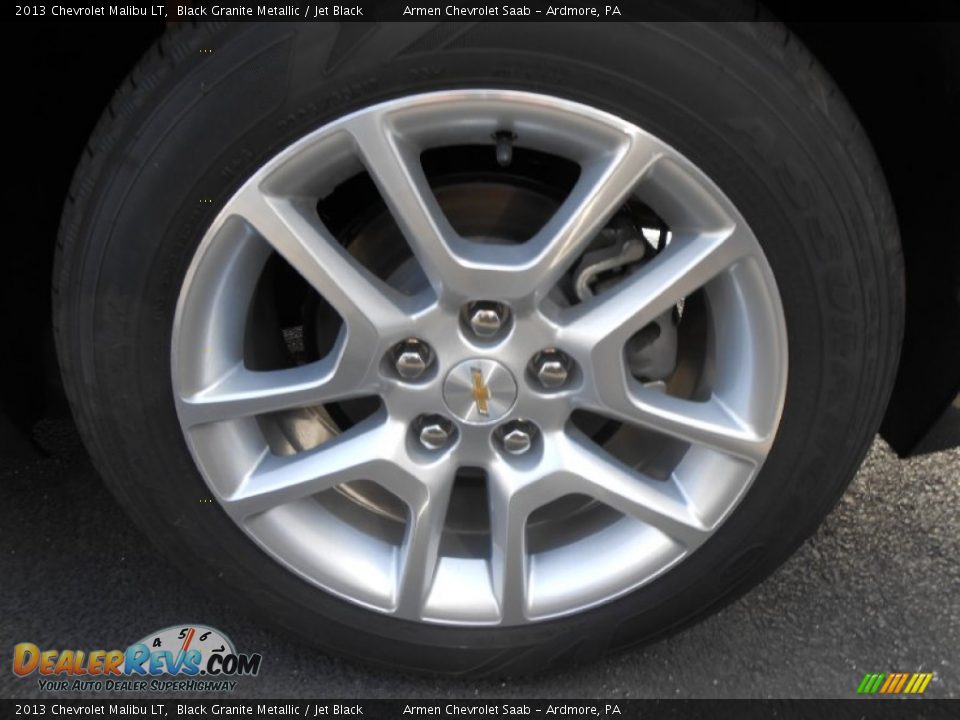 2013 Chevrolet Malibu LT Black Granite Metallic / Jet Black Photo #11