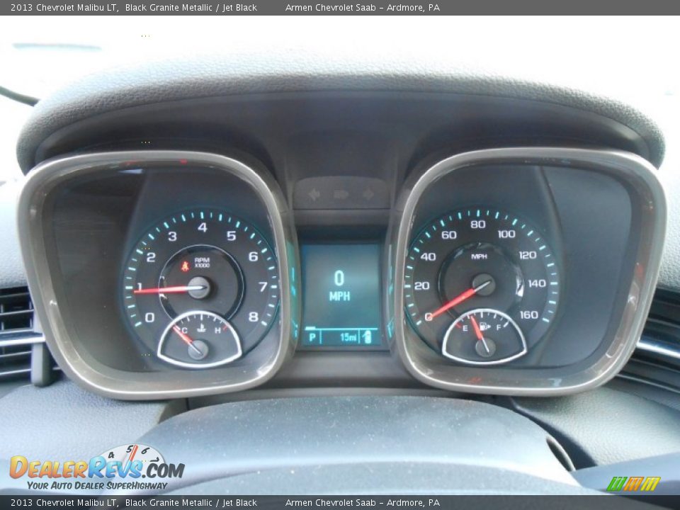 2013 Chevrolet Malibu LT Black Granite Metallic / Jet Black Photo #14