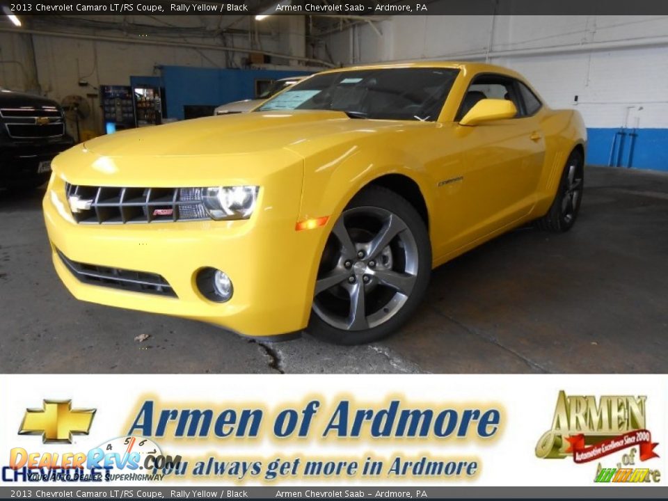 2013 Chevrolet Camaro LT/RS Coupe Rally Yellow / Black Photo #1