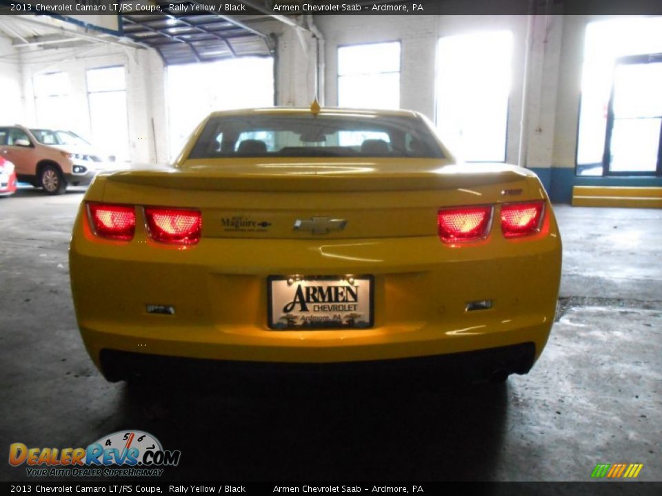2013 Chevrolet Camaro LT/RS Coupe Rally Yellow / Black Photo #6