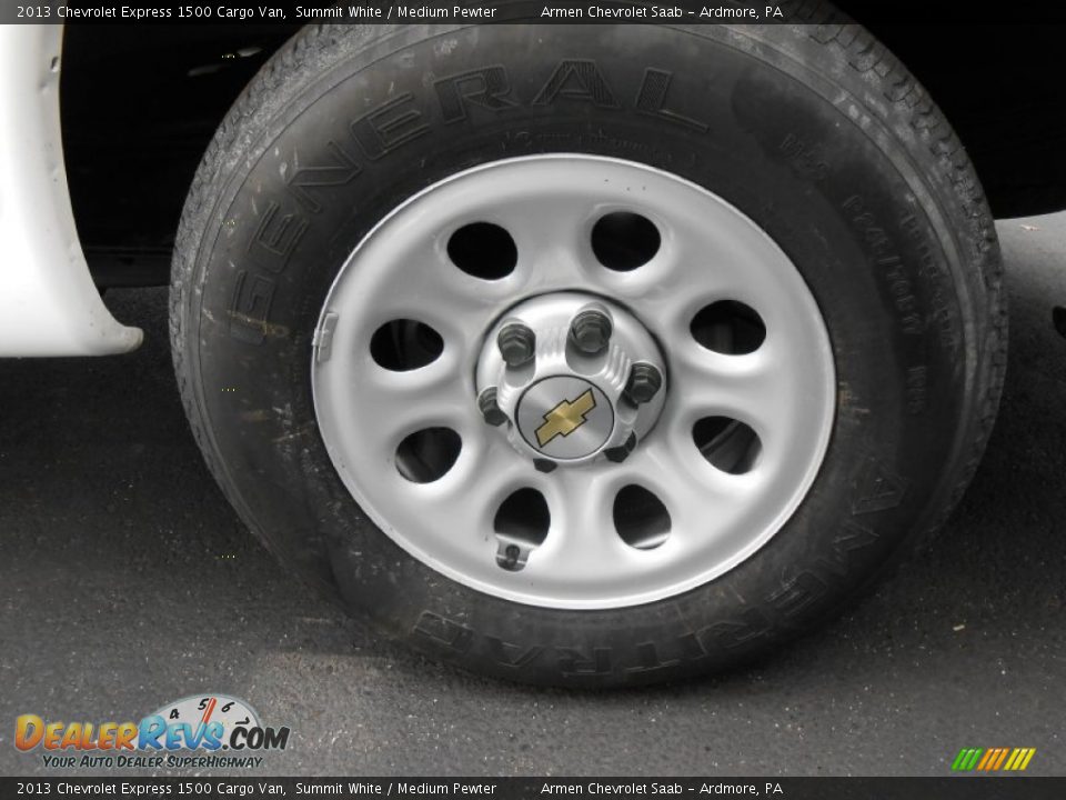 2013 Chevrolet Express 1500 Cargo Van Summit White / Medium Pewter Photo #11