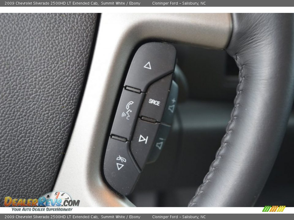 2009 Chevrolet Silverado 2500HD LT Extended Cab Summit White / Ebony Photo #27
