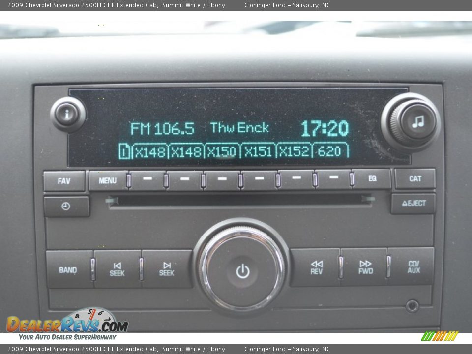 2009 Chevrolet Silverado 2500HD LT Extended Cab Summit White / Ebony Photo #30