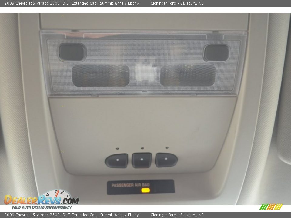 2009 Chevrolet Silverado 2500HD LT Extended Cab Summit White / Ebony Photo #33
