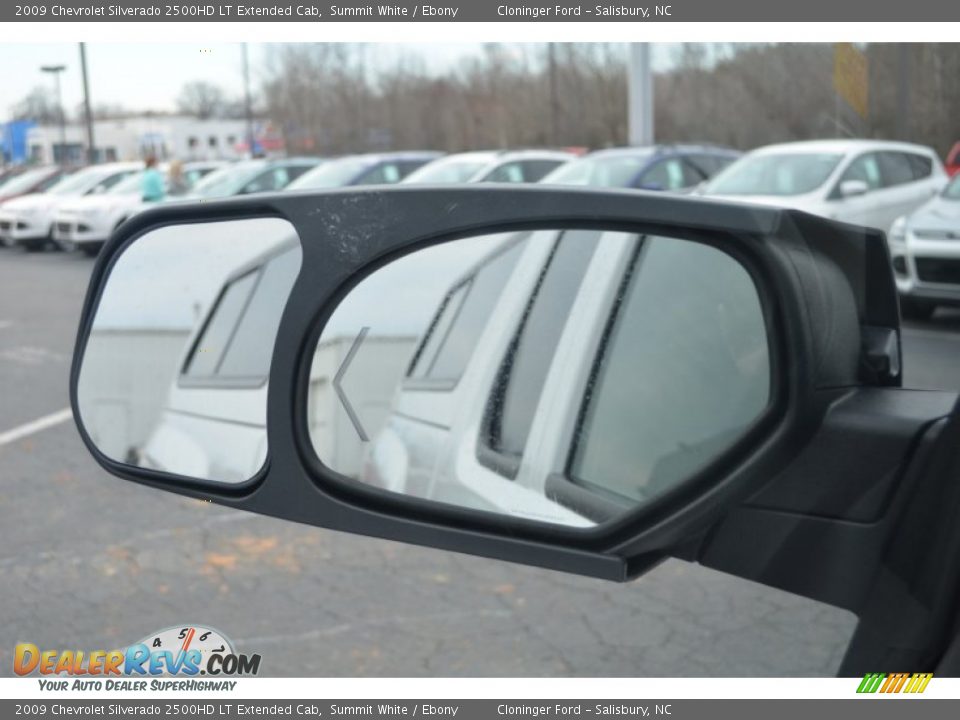 2009 Chevrolet Silverado 2500HD LT Extended Cab Summit White / Ebony Photo #34