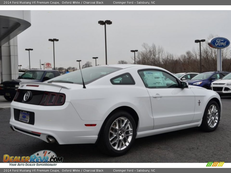 Oxford White 2014 Ford Mustang V6 Premium Coupe Photo #3